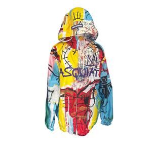 Jean-Michel Basquiat x Members Only Art Windbreaker L